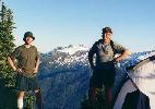 John and Andy on Bagochiel Peak